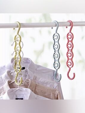 Multi-Ring Space-Saving Closet Hanger